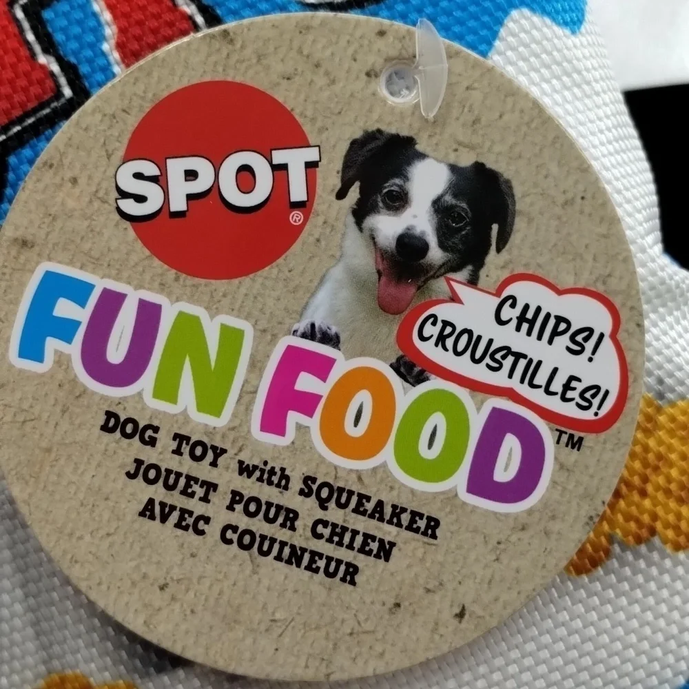 Crinkle and Squeak Dog Toys Ruffles and Reese's chips and Candy